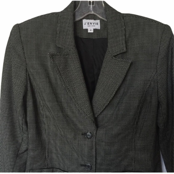 J Envie Jacket Blazer Black Size 2 - Picture 5 of 10